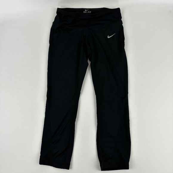 Nike Dri Fit Leggings Womens XS Black - Picture 1 of 9